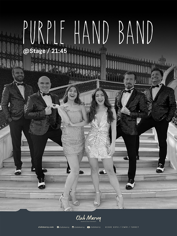 PURPLE HAND BAND